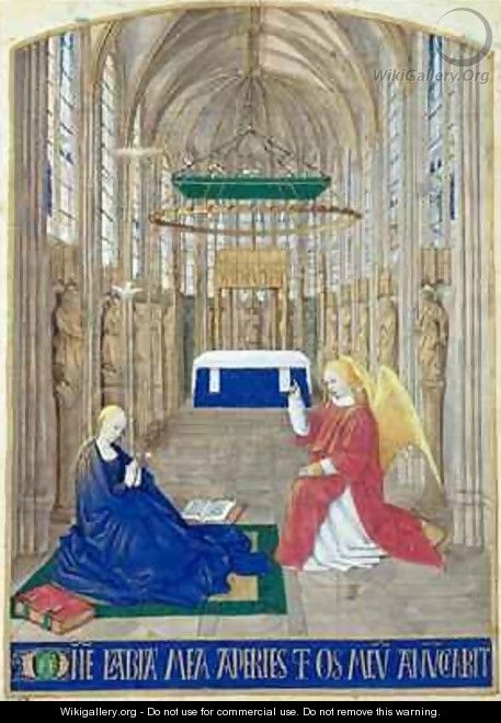 The Annunciation - Jean Fouquet