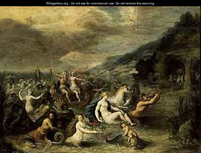 The Triumph of Amphitrite - Frans the younger Francken