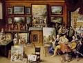 Pictura Poesis and Musica in a Pronkkamer - Frans the younger Francken