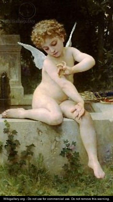 LAmour Au Papillon - William-Adolphe Bouguereau