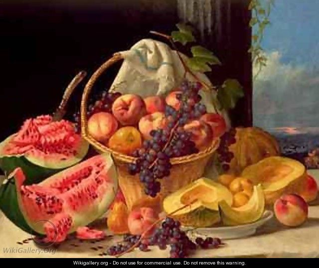 Still Life with Fruit - John F Francis