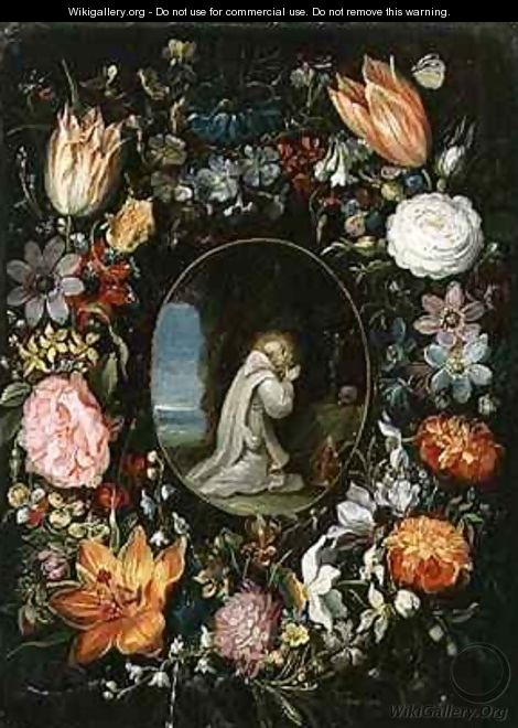 Saint in a Cavern - F. & Brueghel, J. Francken