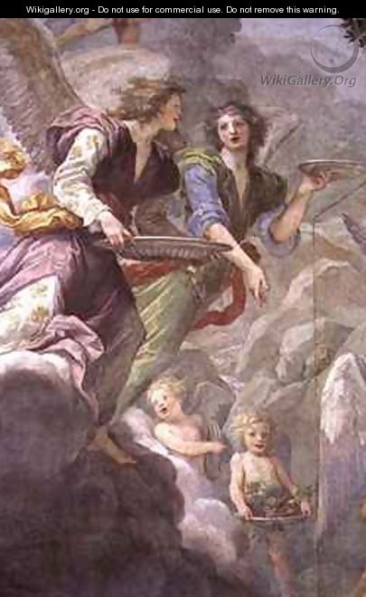 Christ served by Angels - Baldassarre Franceschini
