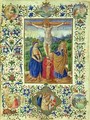 The Crucifixion surrounded by six medallions depicting six episodes from the Passion of Christ - d