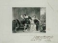 The Letter Scene from the opera The Barber of Seville - Alexandre Evariste Fragonard