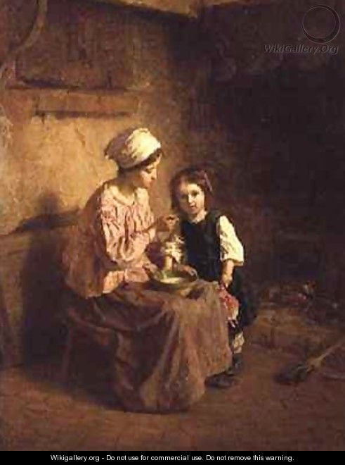 Supper Time - Charles Edouard Frere