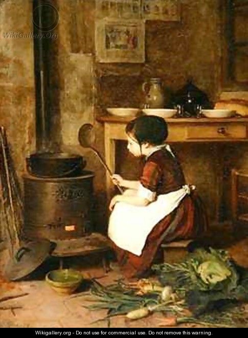The Little Cook - Edouard Frère