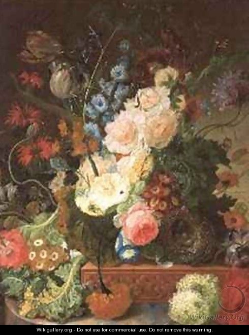 Still Life of Flowers - Johannes Hendrick Fredriks