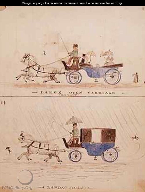 The Large Open Carriage and the Landau - William Francis Freelove