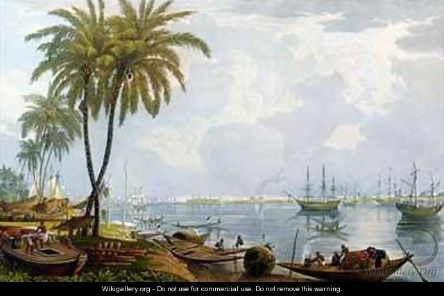A View of Calcutta - (after) Fraser, James Baillie