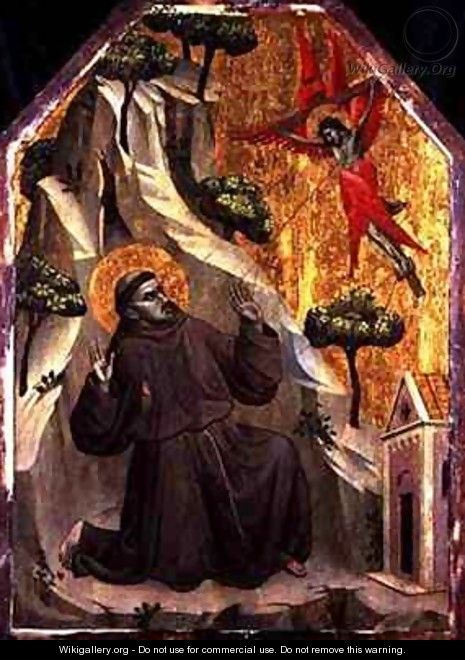 The Stigmatisation of St Francis - Taddeo Gaddi