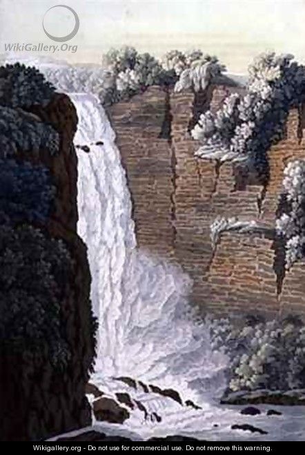 Tequendama Waterfall on the Bogota river Colombia - Gerolamo Fumagalli