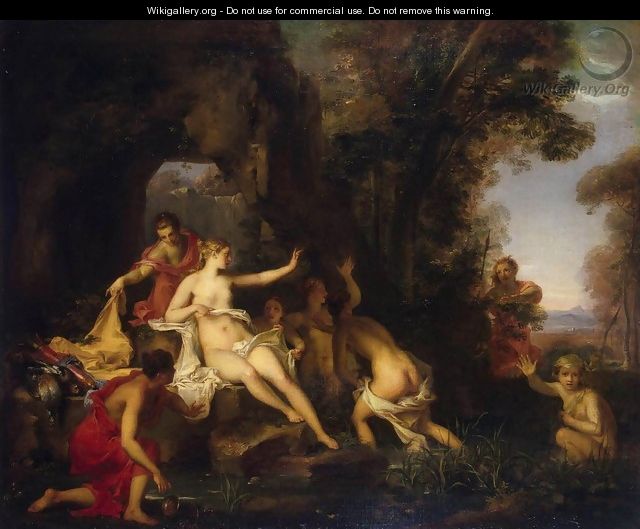 Diana and Actaeon - Louis Galloche