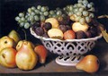 Maiolica Basket of Fruit - Galizia Fede