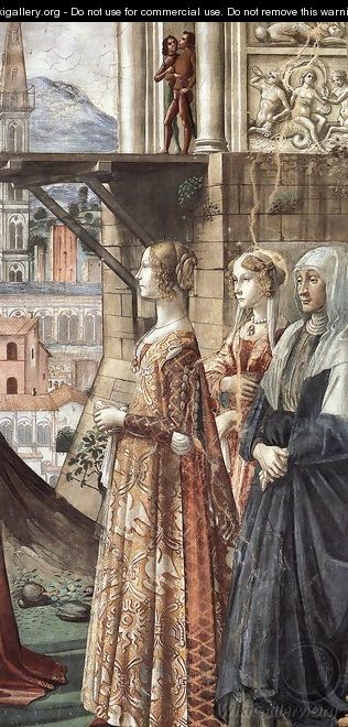 Visitation (detail) 3 - Domenico Ghirlandaio