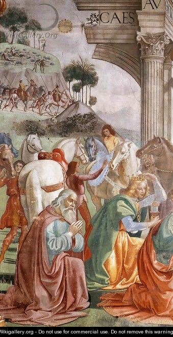 Adoration of the Magi (detail) - Domenico Ghirlandaio