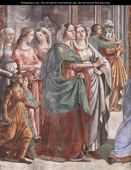 Marriage of Mary (detail) - Domenico Ghirlandaio