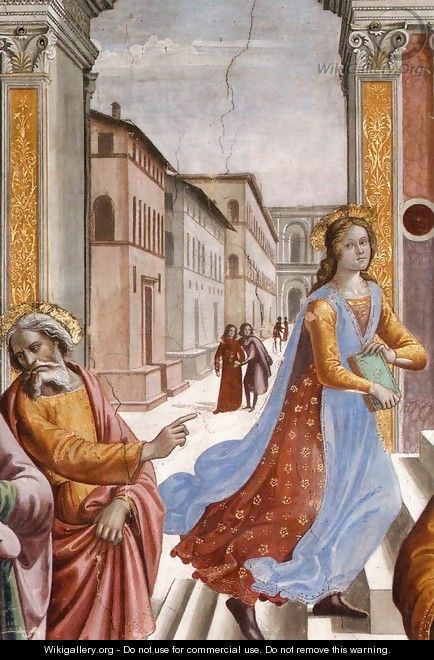 Presentation of the Virgin at the Temple (detail) 2 - Domenico Ghirlandaio