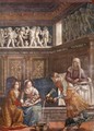 Birth of Mary (detail) - Domenico Ghirlandaio