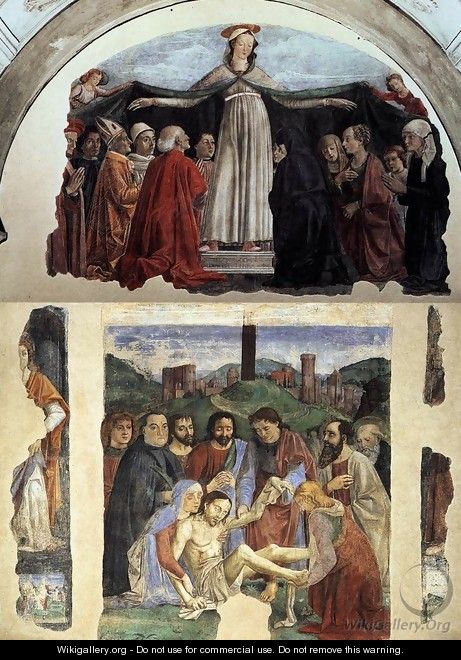 Madonna of Mercy and Lamentation 2 - Domenico Ghirlandaio