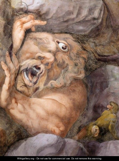 Fresco on the east wall (detail) - Giulio Romano (Orbetto)