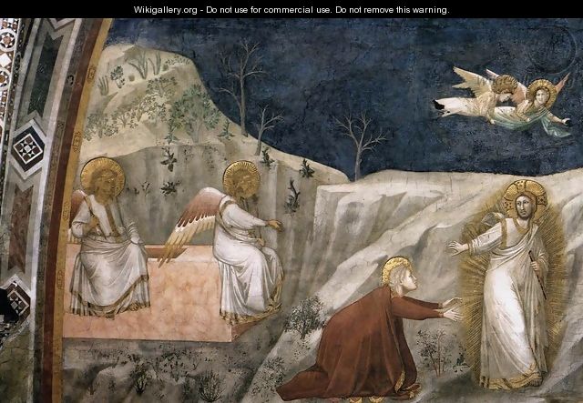 Scenes from the Life of Mary Magdalene Noli me tangere - Giotto Di Bondone