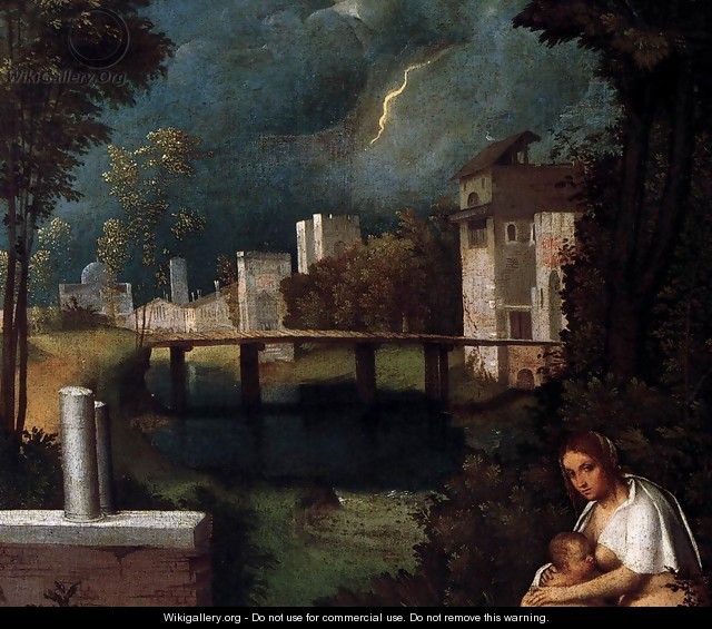Tempest (detail) - Giorgio da Castelfranco Veneto (See: Giorgione)