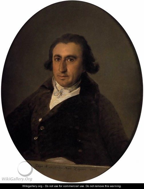 Portrait of Martin Zapater - Francisco De Goya y Lucientes