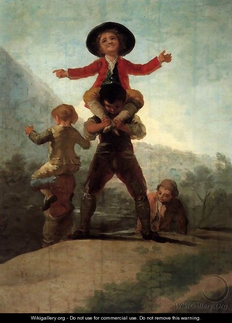 Playing at Giants - Francisco De Goya y Lucientes