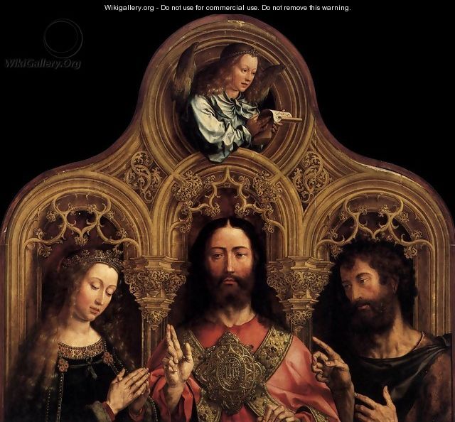 Christ between the Virgin and St John the Baptist - Jan (Mabuse) Gossaert