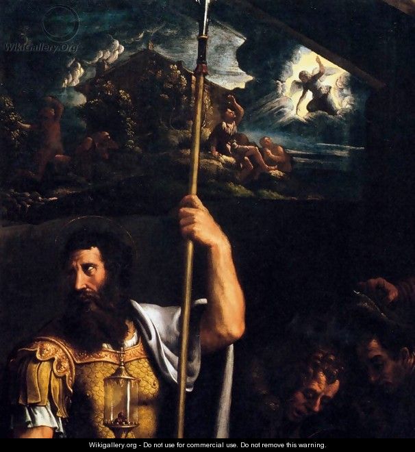 Adoration of the Shepherds (detail) - Giulio Romano (Orbetto)