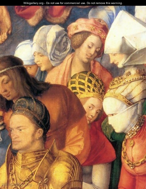 The Adoration of the Trinity (detail) 4 - Albrecht Durer
