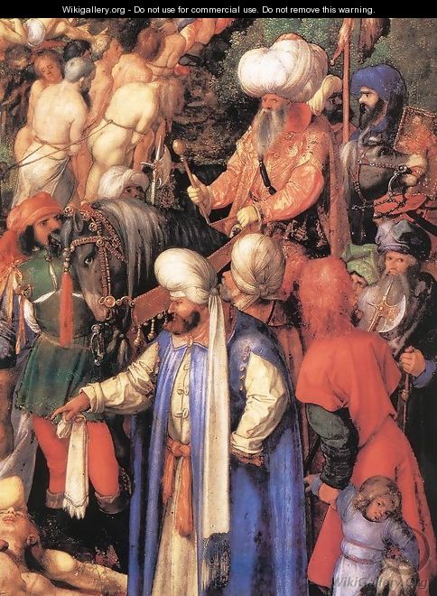 The Martyrdom of the Ten Thousand (detail) - Albrecht Durer