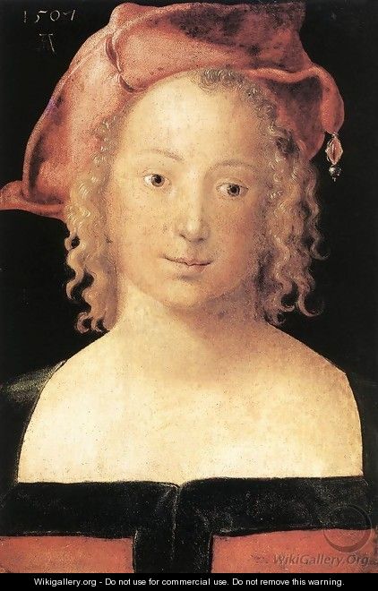Portrait of a Young Girl 2 - Albrecht Durer