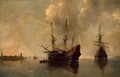 Two Ships at Anchor - Andries Van Eertvelt
