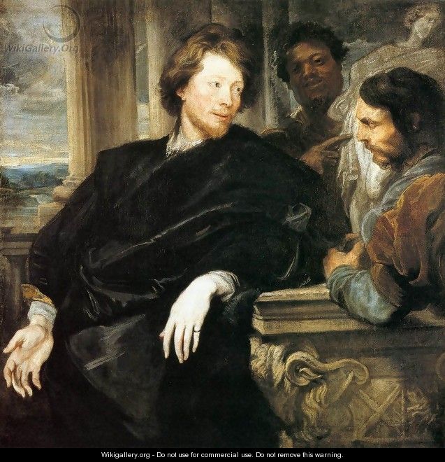 George Gage with Two Men - Sir Anthony Van Dyck