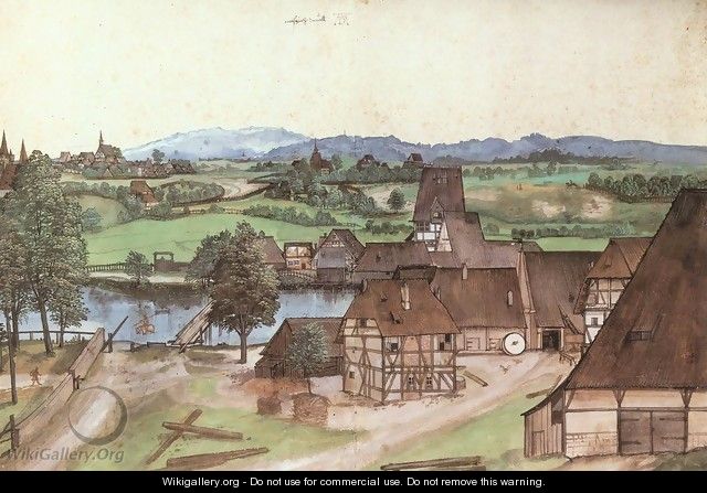 The Wire-drawing Mill - Albrecht Durer