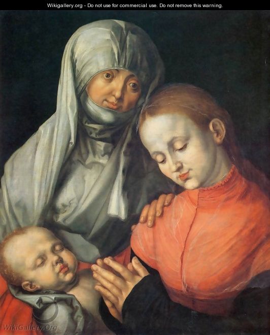St Anne with the Virgin and Child - Albrecht Durer