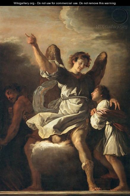 The Guardian Angel Protecting a Child from the Empire of the Demon - Domenico Feti