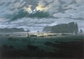The North Sea in Moonlight - Caspar David Friedrich