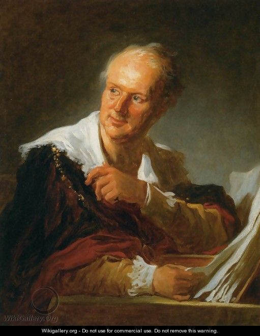 Denis Diderot (Fanciful Figure) - Jean-Honore Fragonard