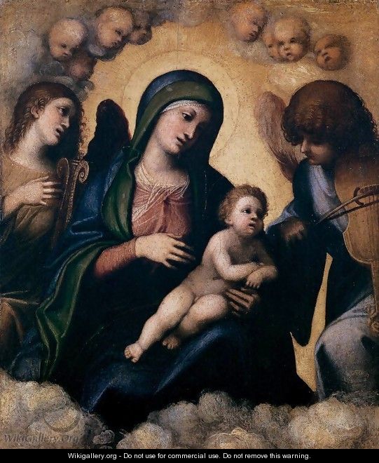 Madonna and Child in Glory - Correggio (Antonio Allegri)