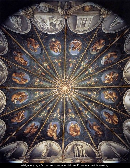 Ceiling of the Camera di San Paolo - Correggio (Antonio Allegri)
