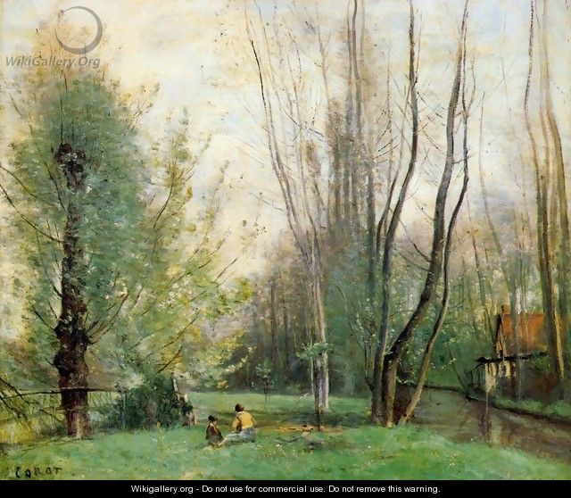 Morning at Beauvais - Jean-Baptiste-Camille Corot