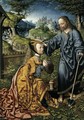 Christ Appearing to Mary Magdalen as a Gardener 2 - Jacob Cornelisz Van Oostsanen