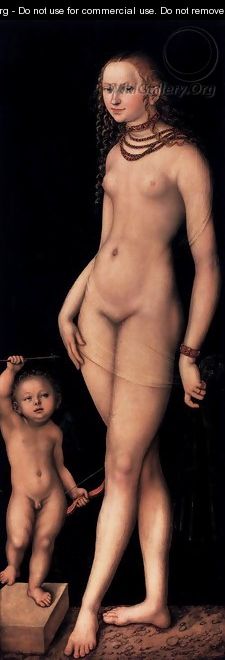 Venus and Cupid 7 - Lucas The Elder Cranach