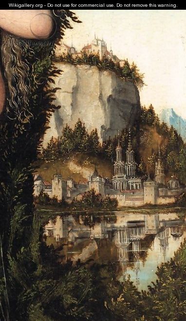 Venus Standing in a Landscape (detail) - Lucas The Elder Cranach
