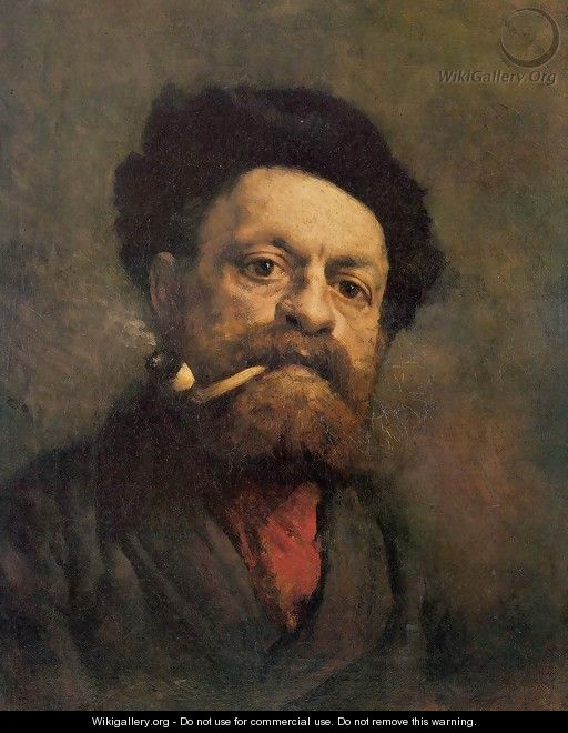 Man with Pipe - Gustave Courbet