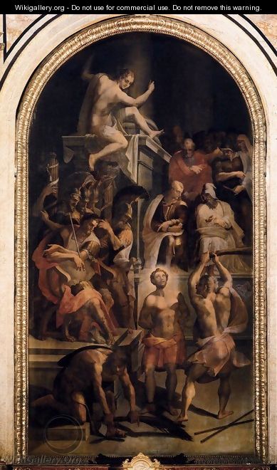 The Martyrdom of St Hadrian - Lorenzo the Younger (Mantovano) Costa
