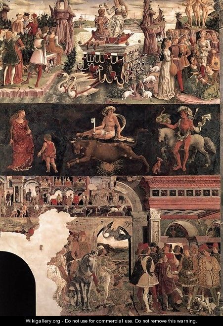 Allegory of April Triumph of Venus - Francesco Del Cossa
